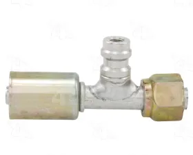 Four Seasons Straight Female Standard O-Ring A/C Fitting w/R134A Service Port 14928