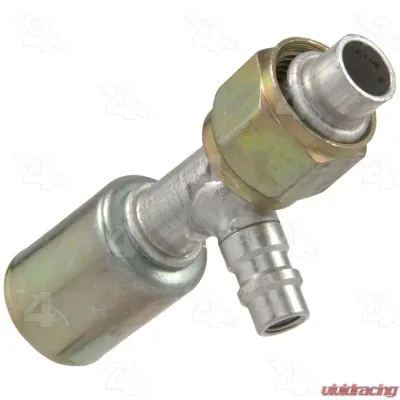 Four Seasons Straight Female Standard O-Ring A/C Fitting w/R134A Service Port 14930 - 14930
