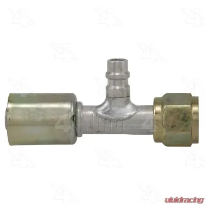 Four Seasons Straight Female Standard O-Ring A/C Fitting w/R134A Service Port 14930 - 14930