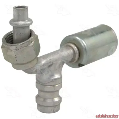 Four Seasons 90 Female Standard O-Ring A/C Fitting w/R134a Service Port 14936 - 14936