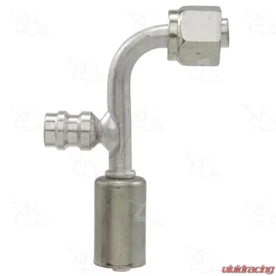 Four Seasons 90 Female Standard O-Ring A/C Fitting w/R134a Service Port 14937 - 14937