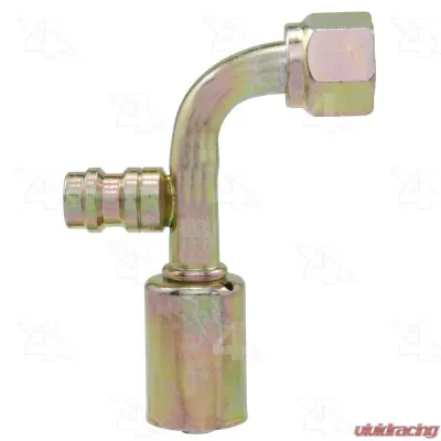 Four Seasons 90 Female Standard O-Ring A/C Fitting w/R134a Service Port 14958 - 14958