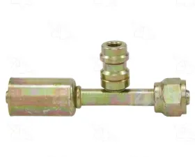 Four Seasons Straight A/C Splicer w/R134a Service Port 14966