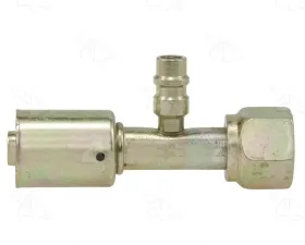 Four Seasons Straight A/C Splicer w/R134a Service Port 14970