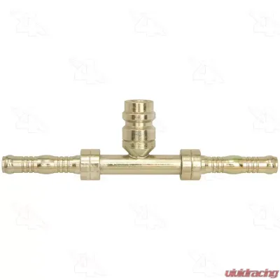 Four Seasons Burgaflex Straight Splice Hose Repair Fitting Kit w/High Side R134a Service Port - 15107