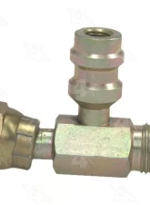 Four Seasons Inline Standard O-Ring A/C Fitting w/R134a Service Port 17231                                     - 17231 - Image 4