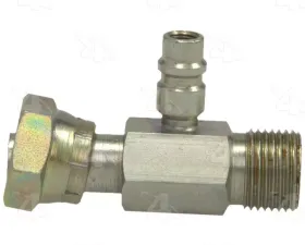 Four Seasons Inline Standard O-Ring A/C Fitting w/R134a Service Port 17233
