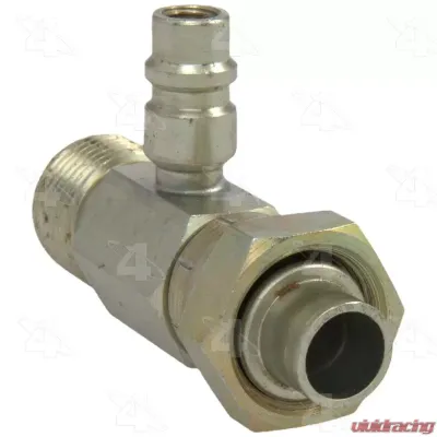 Four Seasons Inline Standard O-Ring A/C Fitting w/R134a Service Port 17233 - 17233