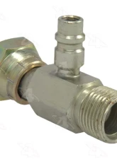 Four Seasons Inline Standard O-Ring A/C Fitting w/R134a Service Port 17233                                     - 17233 - Image 3