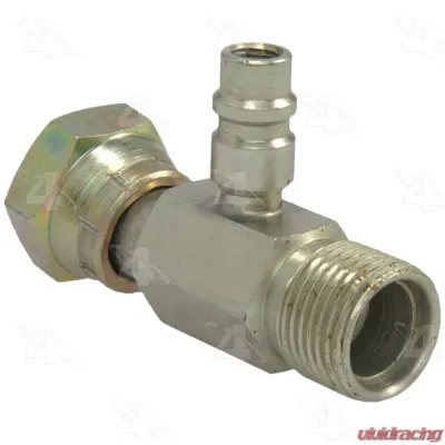 Four Seasons Inline Standard O-Ring A/C Fitting w/R134a Service Port 17233 - 17233