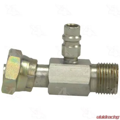 Four Seasons Inline Standard O-Ring A/C Fitting w/R134a Service Port 17233 - 17233