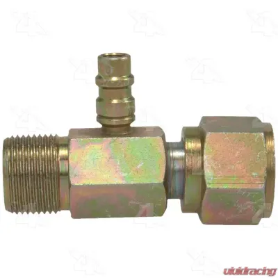 Four Seasons Inline Standard O-Ring A/C Fitting w/R134a Service Port 17234 - 17234