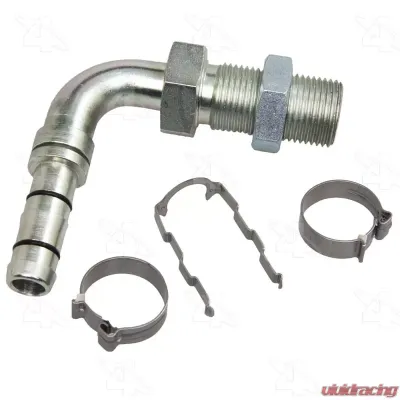 Four Seasons EZ Clip 90 Male Insert O-Ring Bulkhead Hose Repair Fitting Kit 19390 - 19390