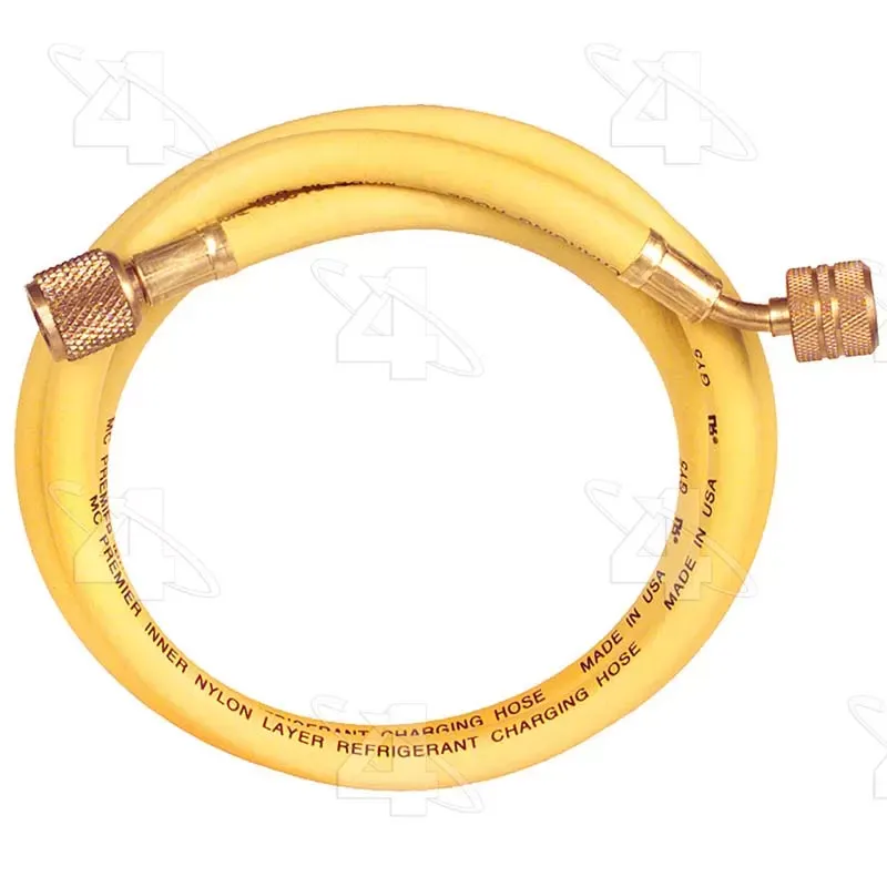 Four Seasons 25 - Yellow Manifold Gauge R12 Service Hose w/Anti Blow Back 59907 - 59907