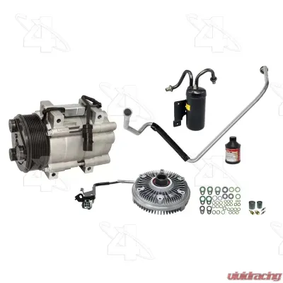 Four Seasons Dodge RAM PSP Kit with Fan Clutch w/New Compressor - PSKRAM02