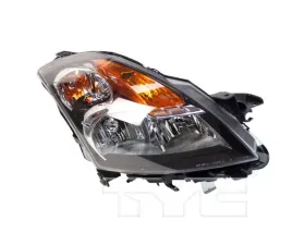 TYC Headlight Black Bezel Nissan Altima 2007