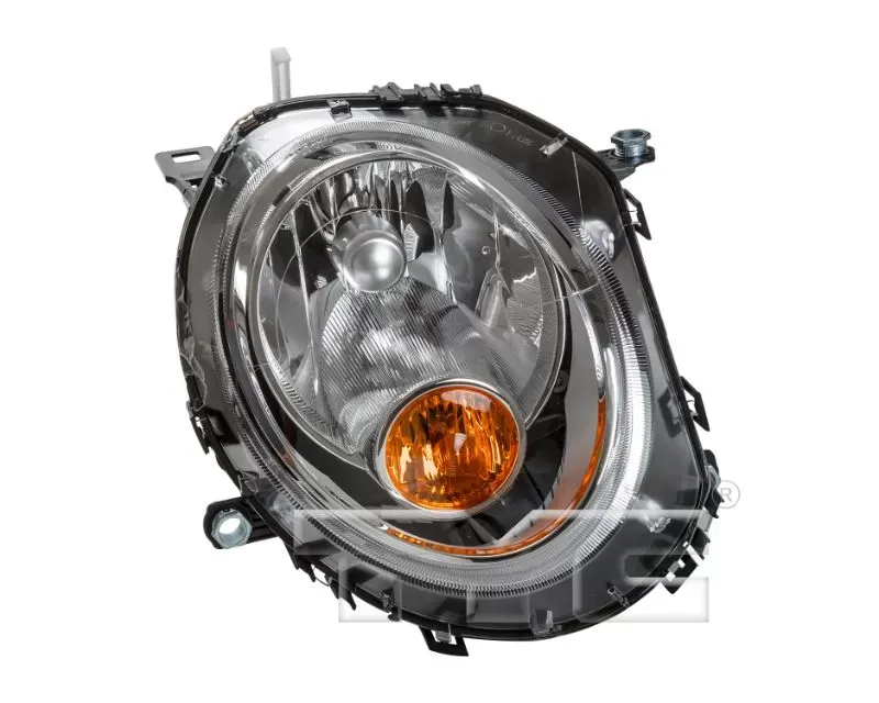 TYC Headlight Halogen CAPA Certified Mini Cooper 2007-2015 - 20-6887-00-9