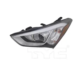 TYC Headlight Left CAPA Certified Hyundai Santa Fe Sport 2013-2016