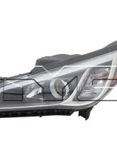 TYC Regular Headlight Left Hyundai Sonata 2015-2017                                     - 20-9596-00 - Image 3