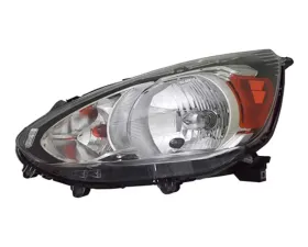 TYC Headlight Left CAPA Certified Mitsubishi Mirage 2014-2020