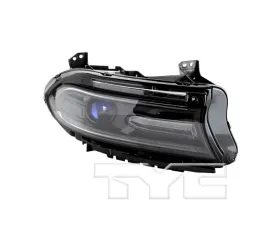 TYC Headlight Right CAPA Certified Dodge Charger 2016-2017