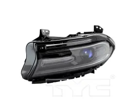 TYC Headlight Left CAPA Certified Dodge Charger 2016-2017
