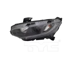TYC Headlight Left CAPA Certified Honda Civic 2019-2020
