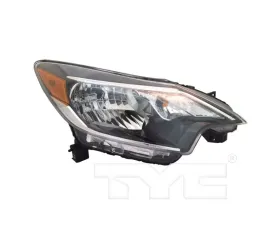 TYC Headlight Black CAPA Certified Nissan Versa Note 2017-2019