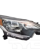 TYC Headlight Black CAPA Certified Nissan Versa Note 2017-2019                                     - 20-9955-00-9 - Image 2