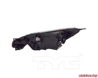TYC Headlight Black CAPA Certified Nissan Versa Note 2017-2019 - 20-9955-00-9