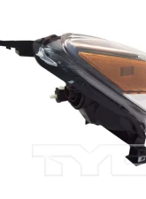 TYC Headlight Black CAPA Certified Nissan Versa Note 2017-2019                                     - 20-9955-00-9 - Image 4