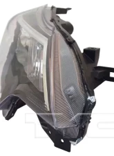 TYC Headlight Black CAPA Certified Nissan Versa Note 2017-2019                                     - 20-9955-00-9 - Image 5
