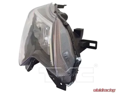 TYC Headlight Black CAPA Certified Nissan Versa Note 2017-2019 - 20-9955-00-9