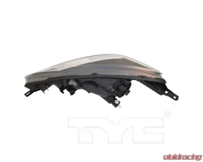 TYC Headlight Black CAPA Certified Nissan Versa Note 2017-2019 - 20-9955-00-9