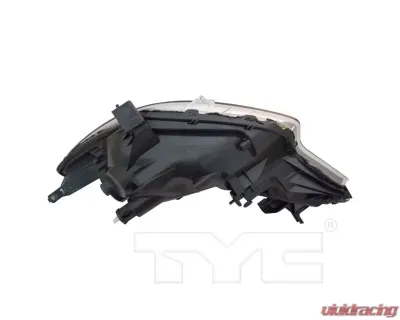 TYC Headlight Black CAPA Certified Nissan Versa Note 2017-2019 - 20-9955-00-9