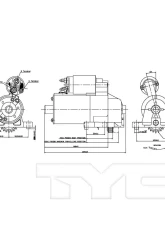 TYC Genera Starter Motor                                     - 1-06643 - Image 4