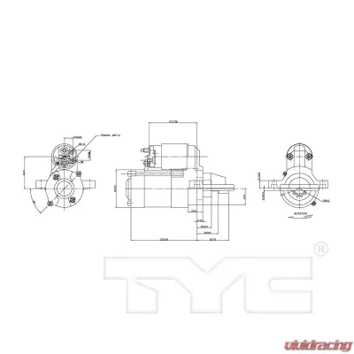 TYC Genera Starter Motor - 1-06674