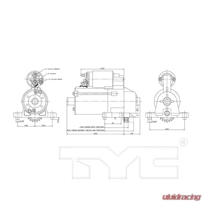 TYC Genera Starter Motor - 1-06676