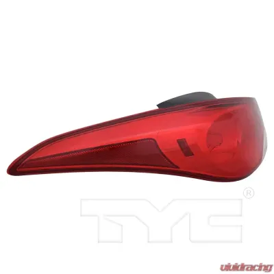 TYC Genera CAPA Certified Tail Light Assembly Hyundai Elantra Left Outer 2011-2013 - 11-11832-00-9