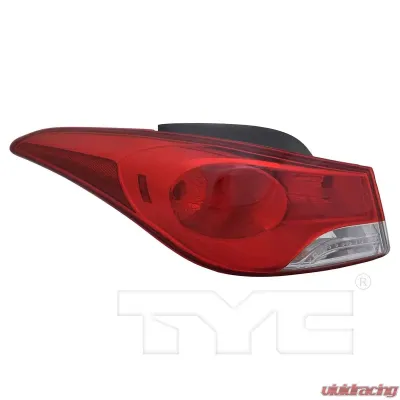 TYC Genera CAPA Certified Tail Light Assembly Hyundai Elantra Left Outer 2011-2013 - 11-11832-00-9