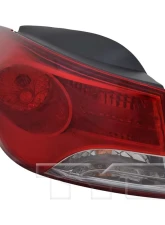 TYC Genera CAPA Certified Tail Light Assembly Hyundai Elantra Left Outer 2011-2013                                     - 11-11832-00-9 - Image 5