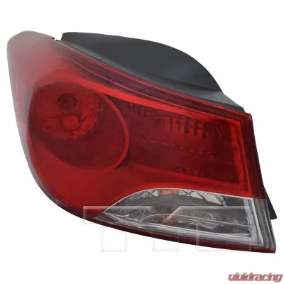 TYC Genera CAPA Certified Tail Light Assembly Hyundai Elantra Left Outer 2011-2013 - 11-11832-00-9