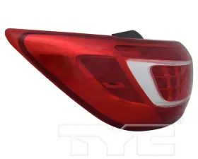 TYC Genera CAPA Certified Tail Light Assembly Kia Sportage Left Outer 2011-2013