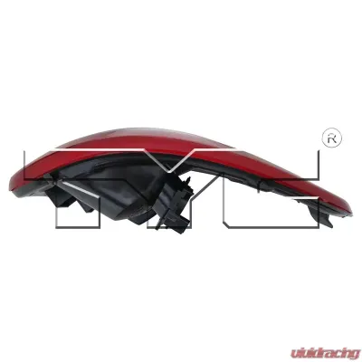 TYC Genera CAPA Certified Tail Light Assembly Left - 11-6028-01-9