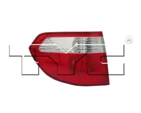TYC Genera CAPA Certified Tail Light Assembly Honda Odyssey Left Outer 2005-2007