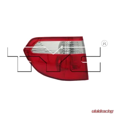 TYC Genera CAPA Certified Tail Light Assembly Honda Odyssey Left Outer 2005-2007 - 11-6124-01-9