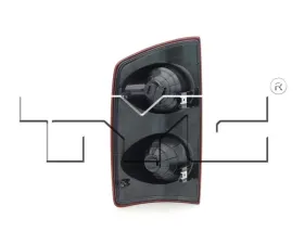 TYC Genera CAPA Certified Tail Light Assembly Dodge Left