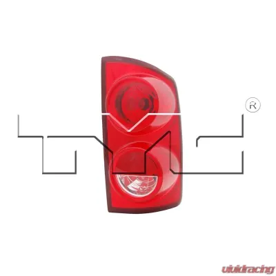 TYC Genera CAPA Certified Tail Light Assembly Dodge Left - 11-6242-00-9