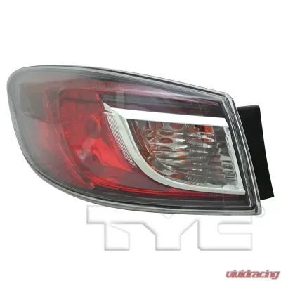 TYC Genera CAPA Certified Tail Light Assembly Mazda Mazda 3 Left Outer 2010-2013 - 11-6340-00-9