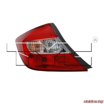 TYC Genera CAPA Certified Tail Light Assembly Honda Civic Left 2012 - 11-6374-00-9